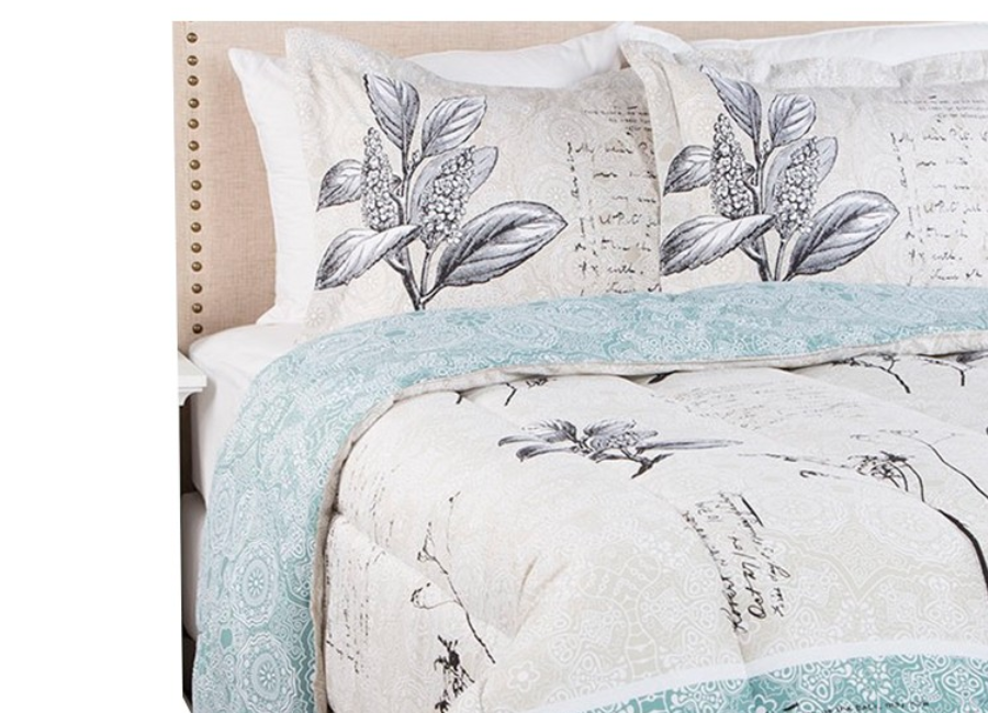 Plumón Flower Elements Biancobelo