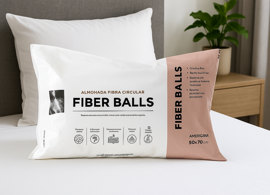 Almohada Microfibra Fiberballs 50x70 cm