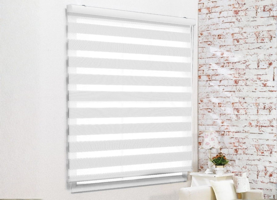 Cortina Roller Duo Día & Noche Blanca Biancobelo