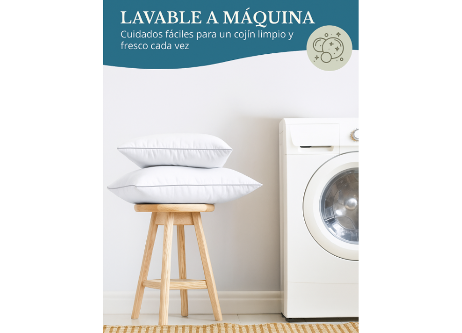 Pack 2 Almohadas Biancobelo Super Soft 50x70 cm