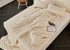 Quilt Velvet Térmico Sherpa Crema King